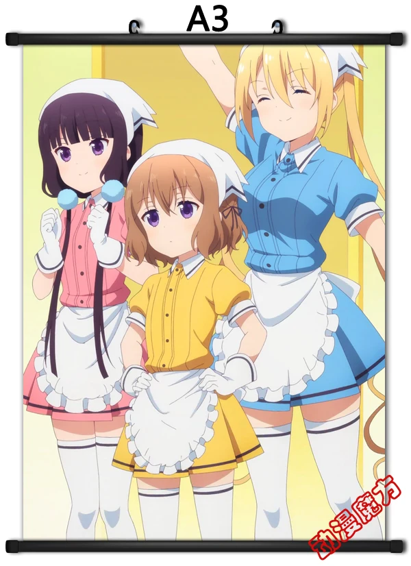 Японский аниме смесь S Maika Sakuranomiya & Kaho Hinata Mafuyu Hoshikawa домашний Декор стены прокрутки