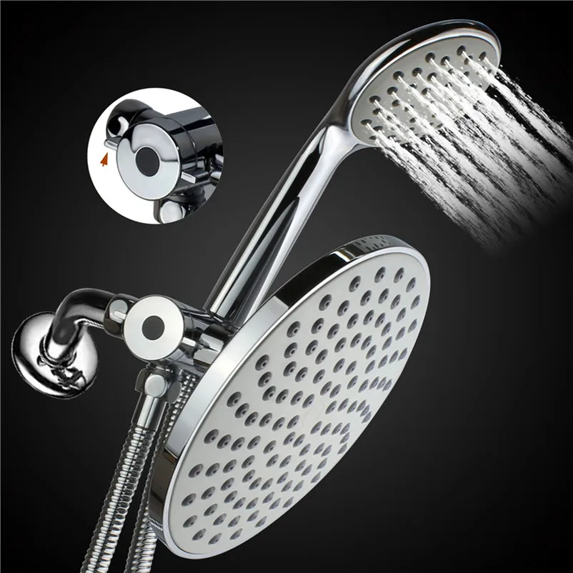 Круглая Лейка для Дождевого душа/ручная комбинированная хромированная готовая