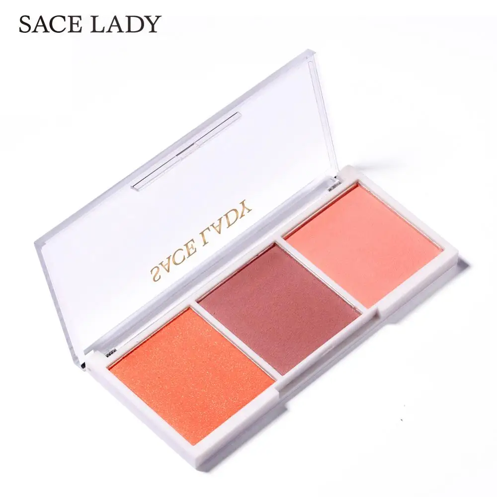 SACE LADY, палитра румян, макияж для лица, Длительное Действие, натуральные Румяна для щек, пудра, румяна, макияж, минералы, палитры, косметика для контурирования
