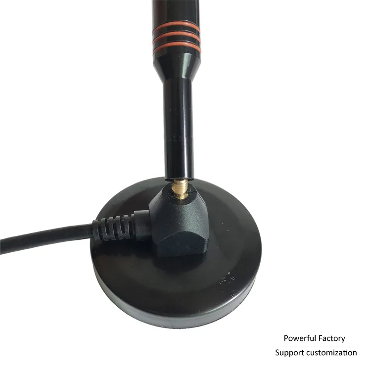 Lantern head plug long range auto radio antenna VHF/UHF Car FM Antenna with 62mm magnetic base 1pcs | Мобильные телефоны и