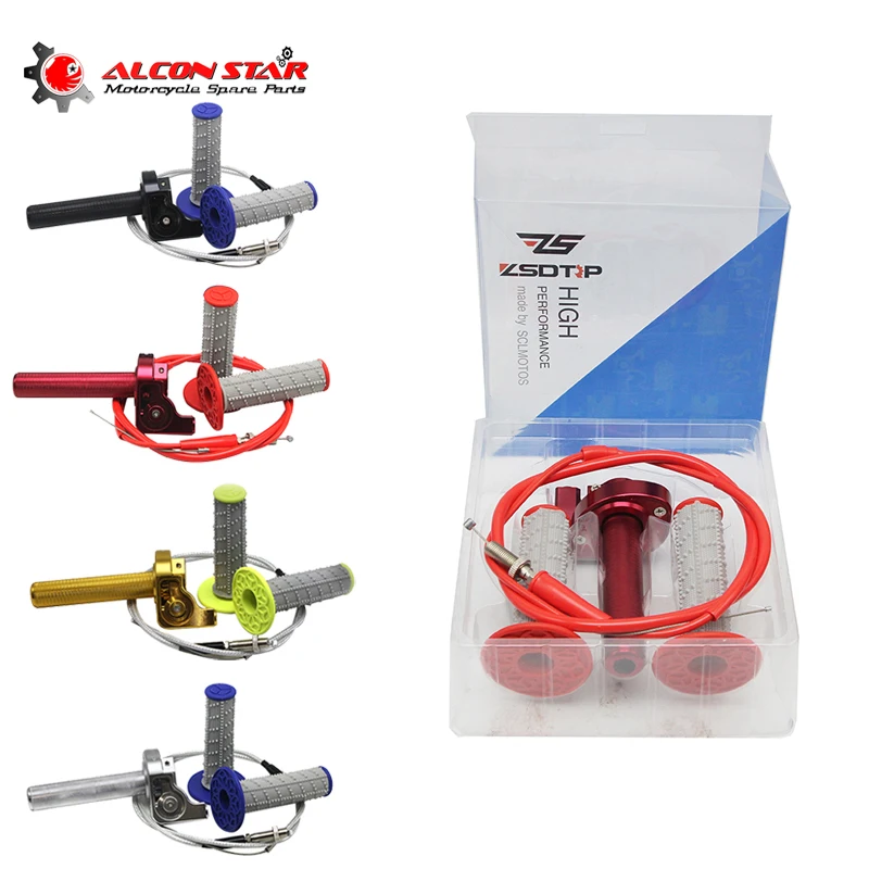 Alconstar русский склад гоночная ручка для мотоцикла с 1/4 быстрым поворотом
