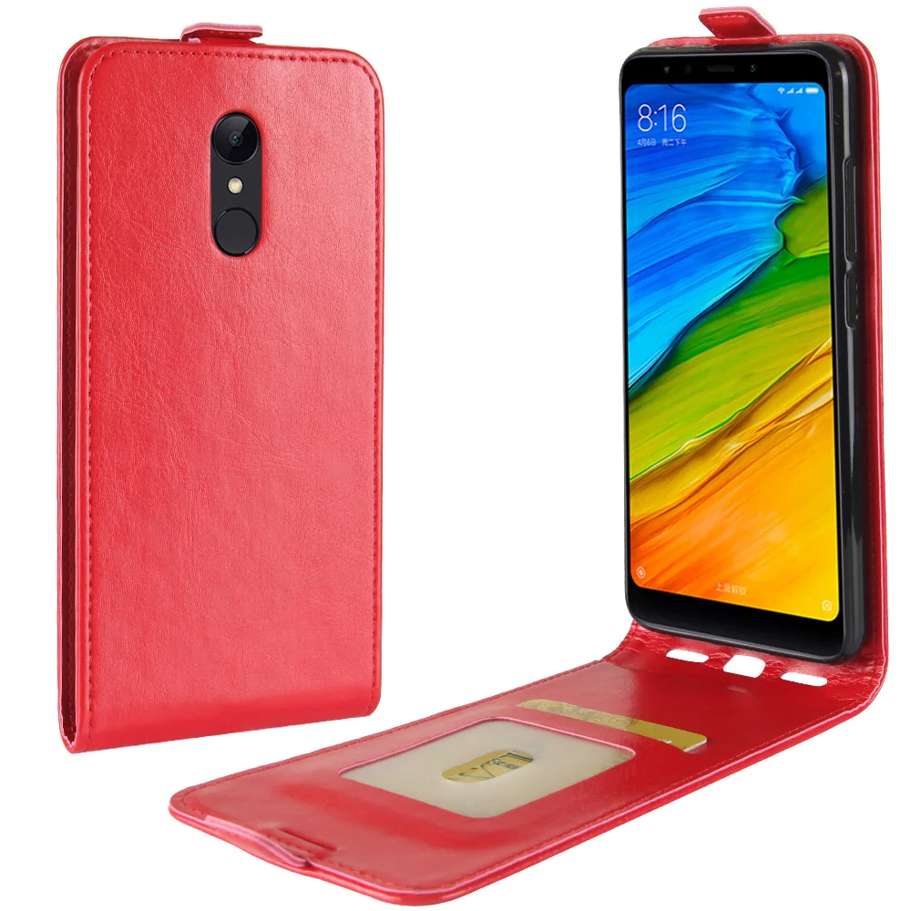 Redmi5 чехол для Xiaomi Redmi 5 вниз открытый стиль чехлы Флип кожа толстый твердый слот