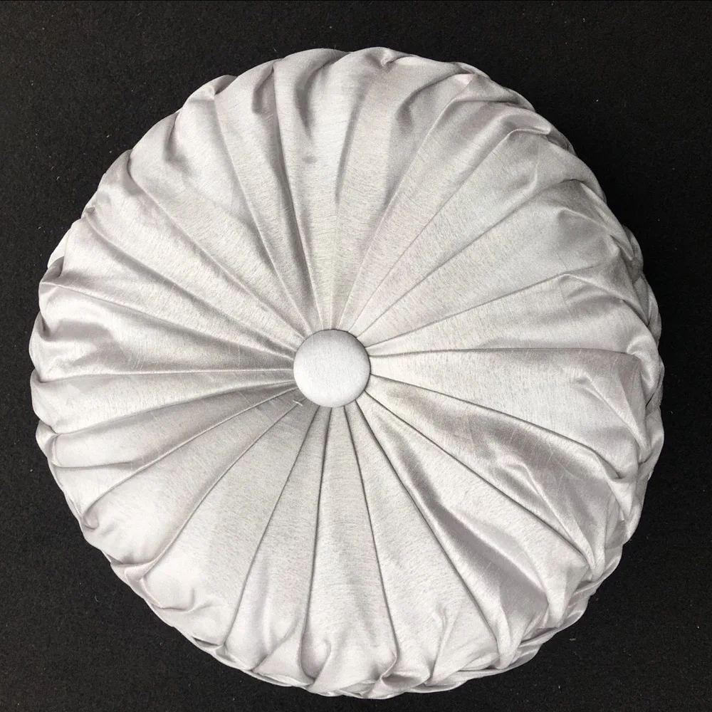 Бесплатная доставка модные домашние текстильные Твердые круглые подушки для