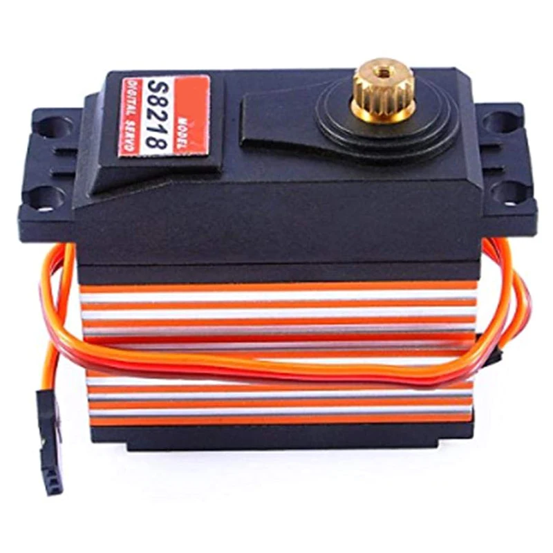 S8218 40 кг металлическая передача цифровая 6 V-7,4 V высокий крутящий момент Hv Servo Для 1/5 Rc автомобиль