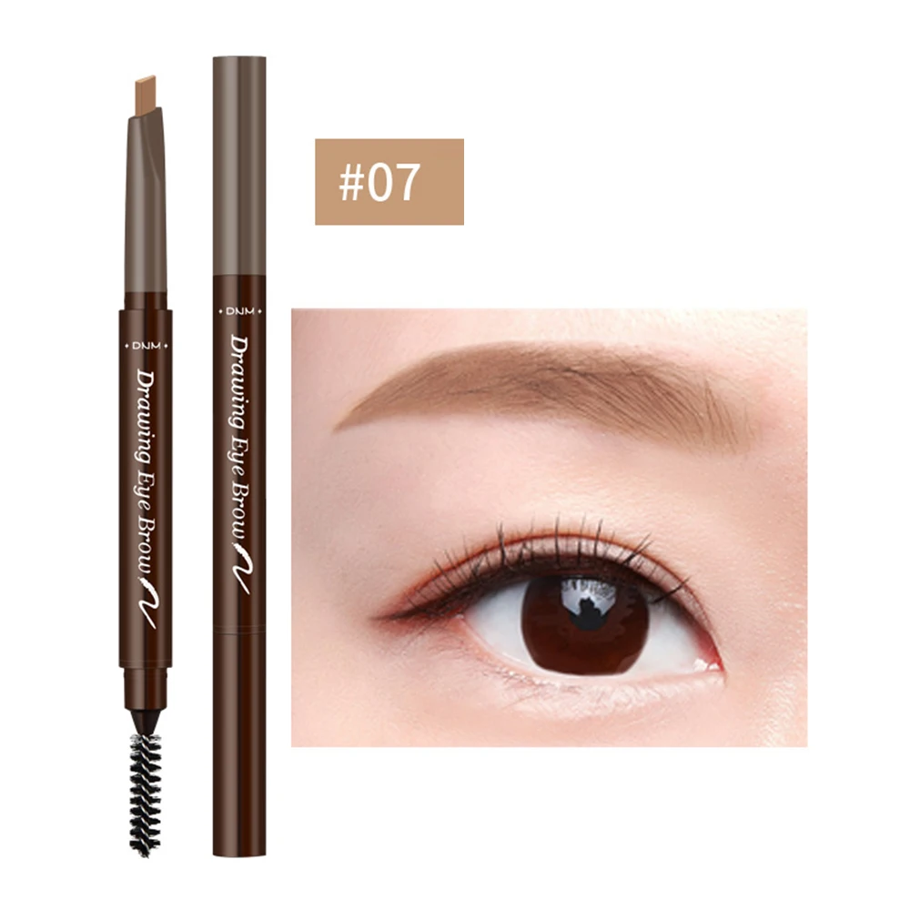 bright brown 7 цветов, тени для бровей, тату, карандаш для бровей, натуральный, стойкий, карандаш для бровей, макияж, водостойкий, черный, коричневый, набор для макияжа - Цвет: bright brown