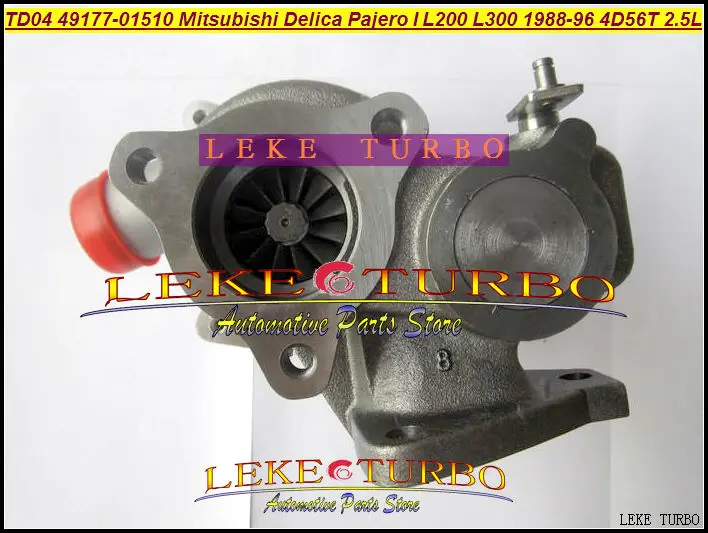 Free Ship TD04 49177-01500 49177 01500 MD168053 Oil Cool Turbo For Mitsubishi SHOGUN Delica Pajero L200 L300 4D56 DE 4D56T 2.5L |