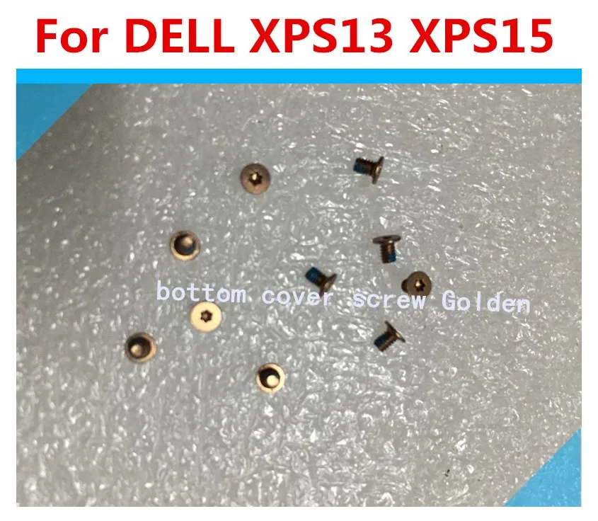 10 шт. винт нижней крышки для dell XPS13 9343 9350 9360 15 9550 9560 M5510 Golden|Компьютерные кабели и