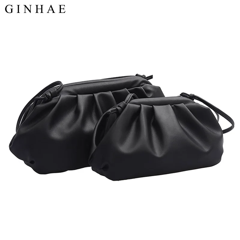 2021 Дамская Мода Клецки сумка известного бренда из мягкой кожи для женщин сумки в