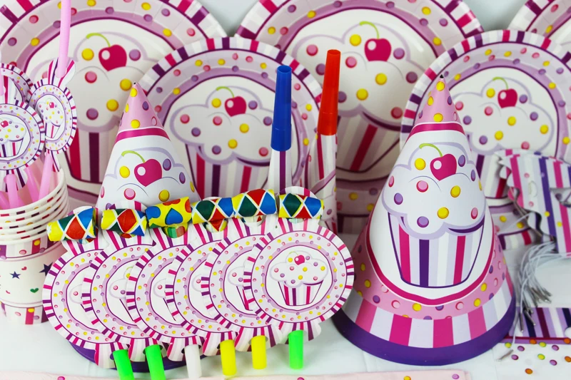 2015 роскошные дети День рождения ecoration комплект принцесса принц Мороженое