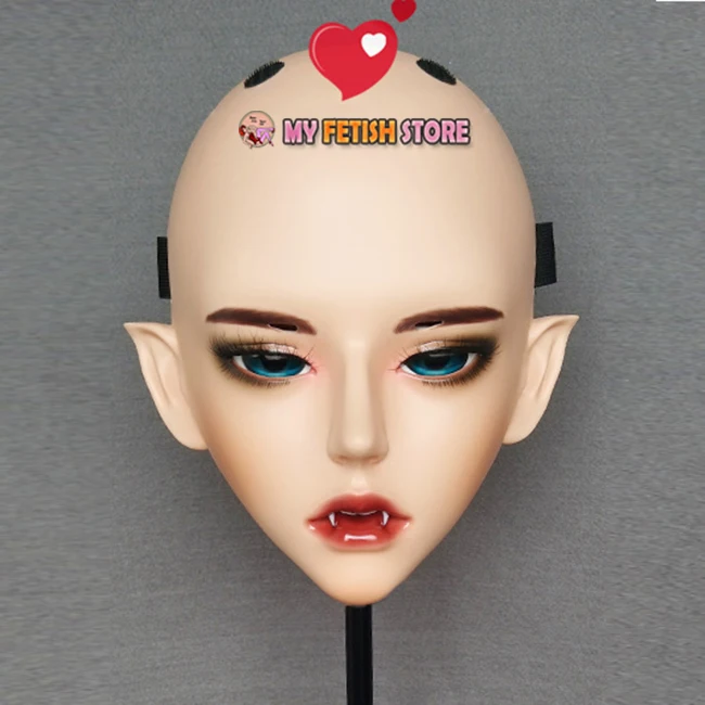 (Demon) Резиновые полуголовы Kigurumi BJD Маска Косплей японское аниме ролевая