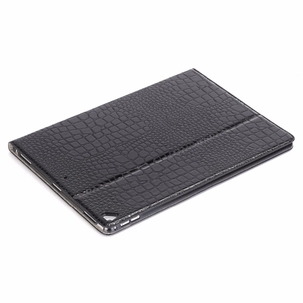 Чехол для iPad Pro 12,9 дюйма из крокодиловой кожи Модный деловой чехол для Apple Smart Cover подставка держатель для карт