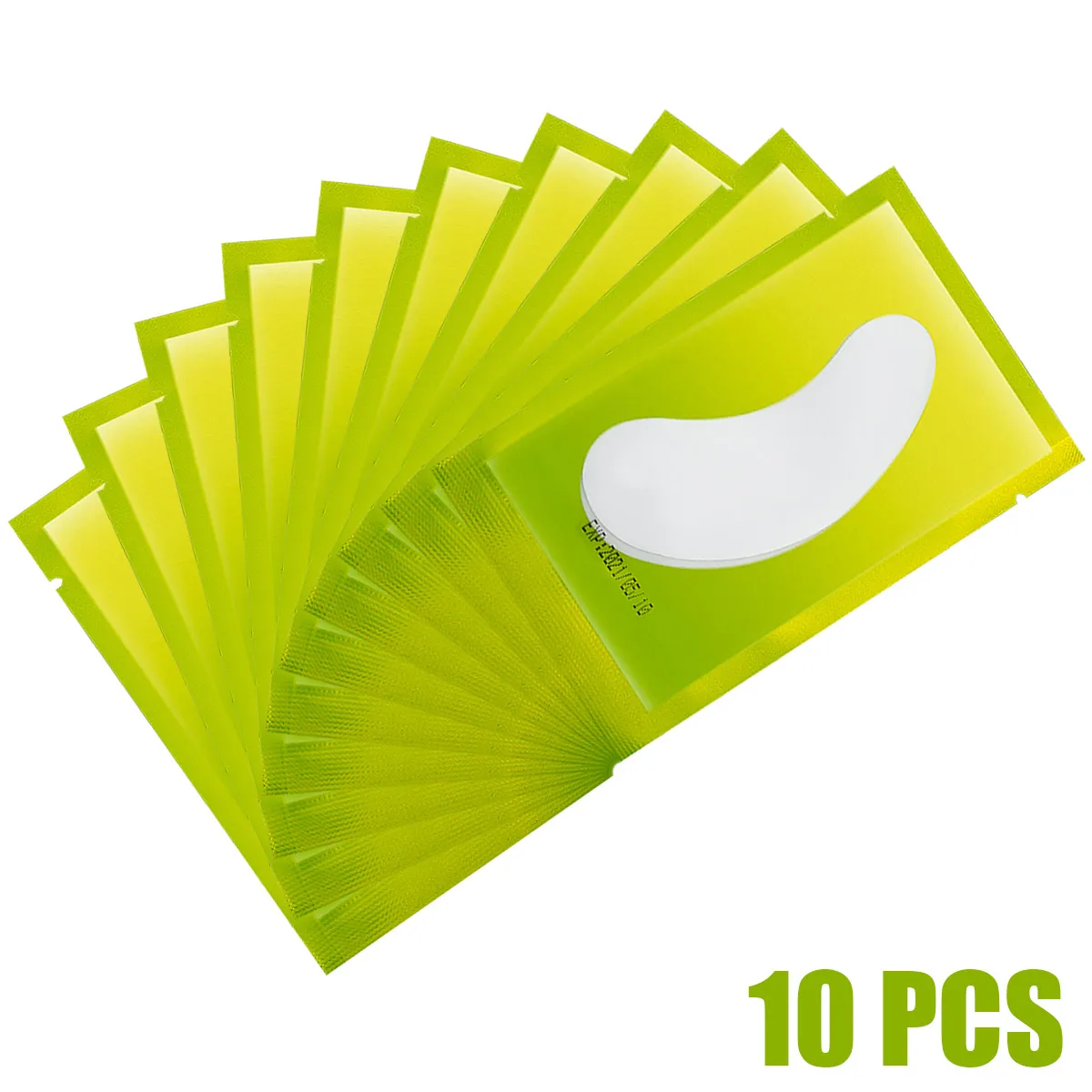 b1-10pcs 10/20 пар, накладки на глаза для прививки ресниц, нетканый коллагеновый гидрогель, индивидуальная прокладка для век - Цвет: b1-10pcs