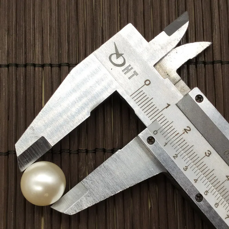 14 мм круглые бусины без отверстия 32 шт/много Оптом Модные DIY рисово-белые имитация жемчуга цвета слоновой кости, жемчужные украшения
