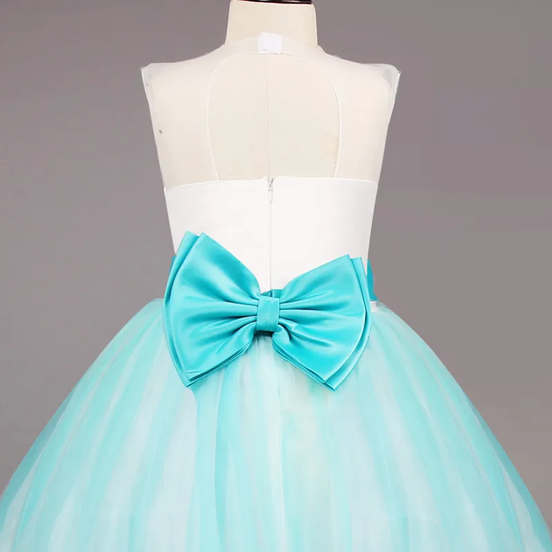 Новое кружевное платье с цветами для девочек на свадьбу вечернее