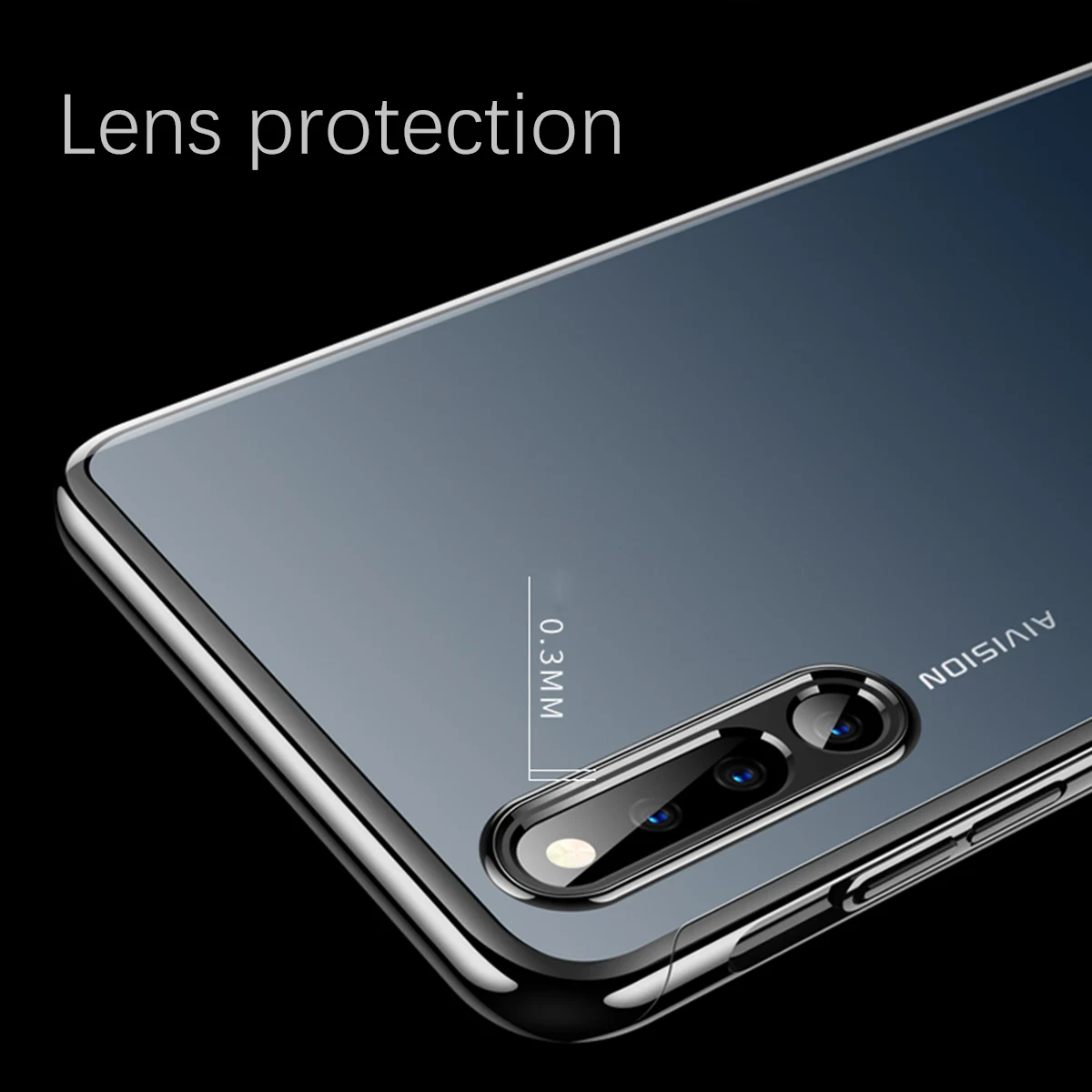 Для Huawei Honor Magic 2 Прозрачный задний Чехол раздвижные закрытия дизайн ПК противоударный жесткий чехол против царапин защитная крышка
