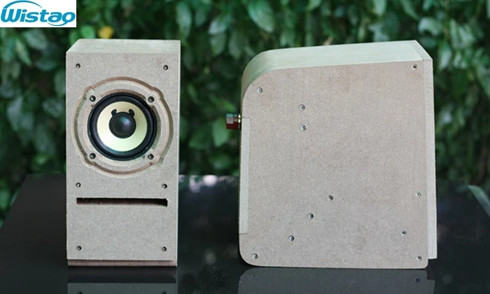 IWISTAO HIFI 3 дюйма полный спектр динамик деревянный шкаф лабиринт структура 2x10 Вт 4 Ом 85 дБ шероховатая поверхность для лампового усилителя