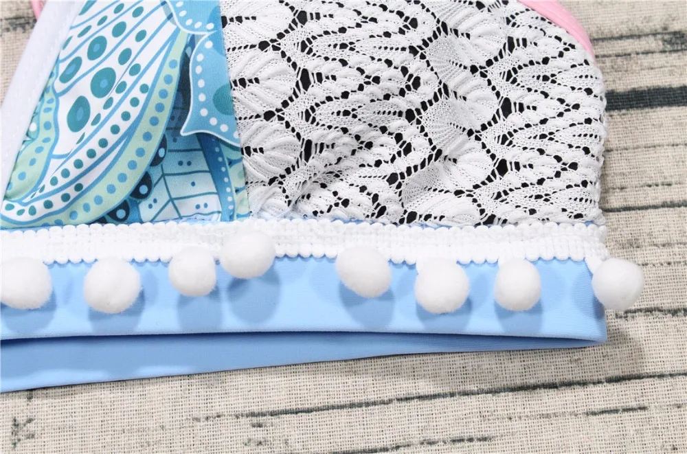 2018 милое бикини с открытой спиной женский купальник бразильский пуш ап кружевные