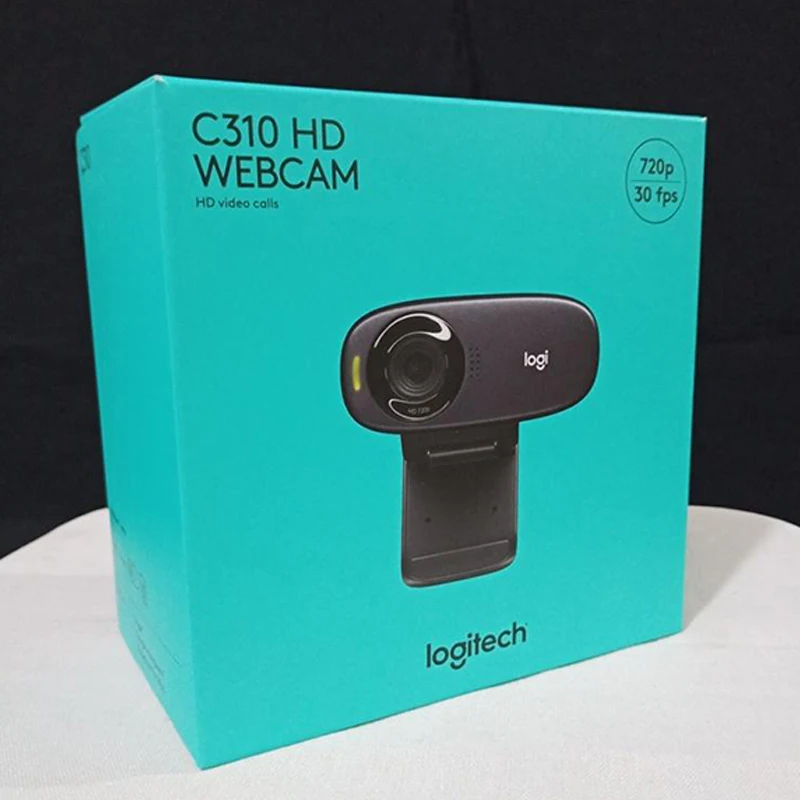 Новая веб-камера logitech HD C310 камера 720P 5MP фотографии Встроенный микрофон |