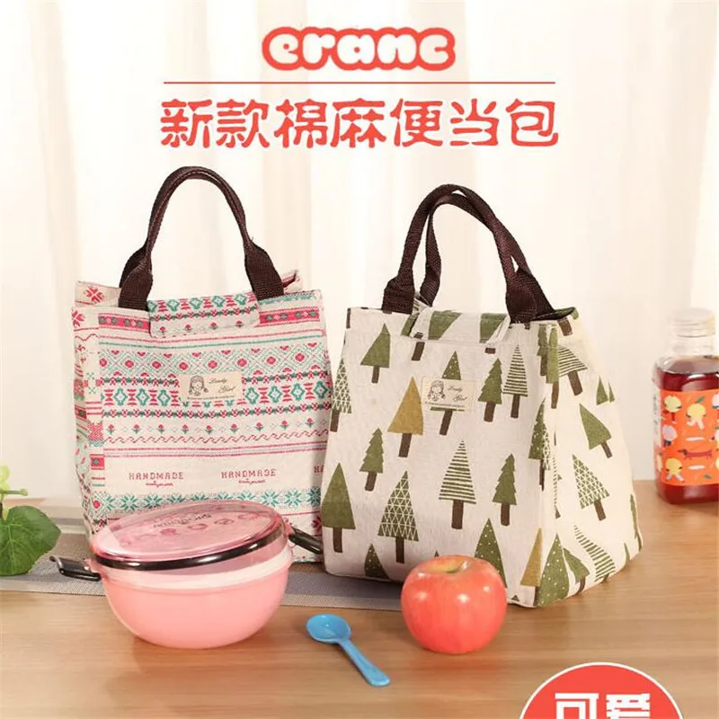 Портативная сумка для ланча женщин детей мужчин милые фламинго школьные сумки