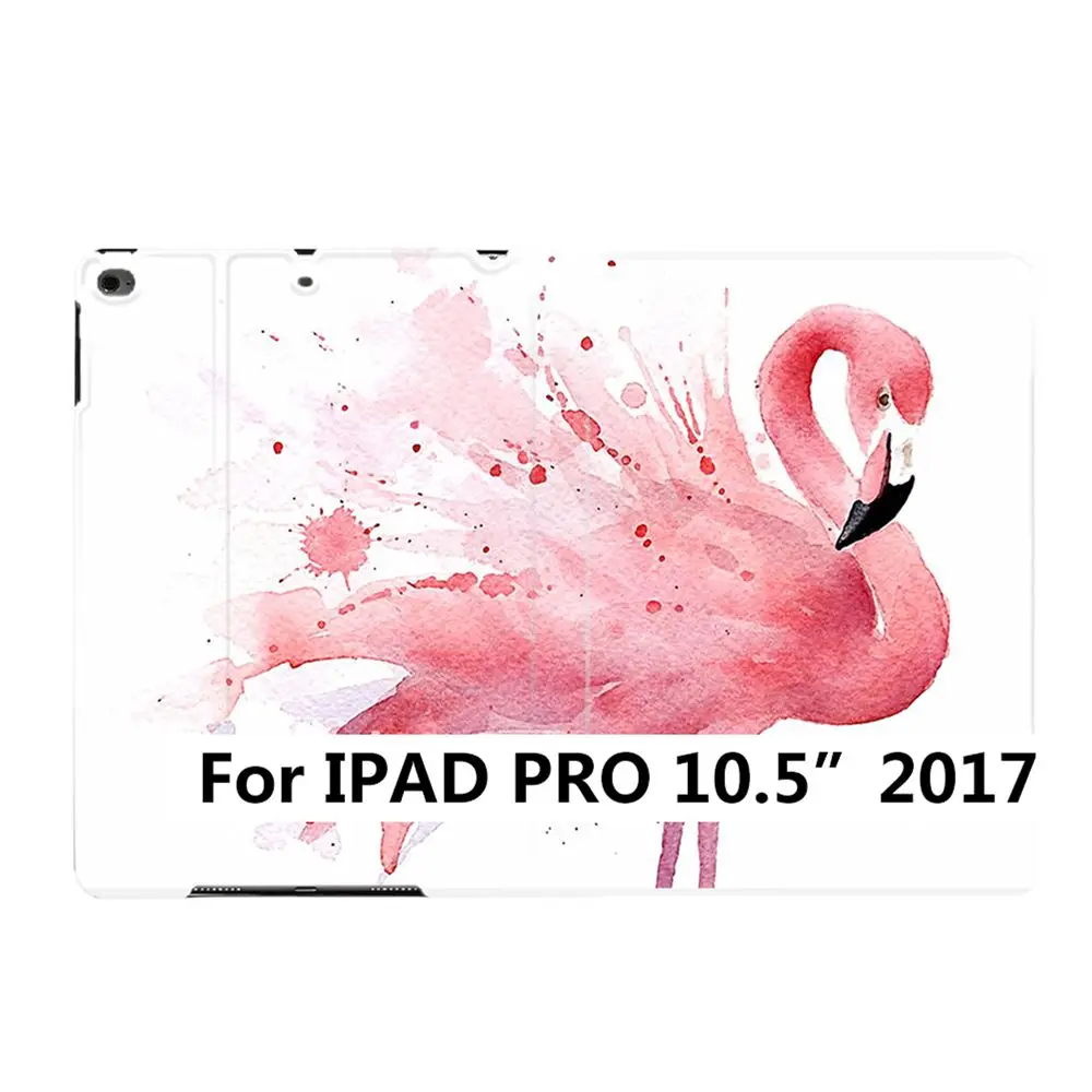 iPad PRO 10.5 2017 Умный чехол-подставка с рисунком розового Фламинго из искусственной кожи для iPad Air 2 3 9," 56 7th 10,2" 10," PRO Mini 4 5 - Цвет: iPad PRO 10.5 2017