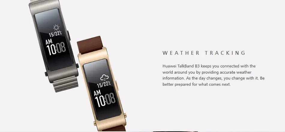 Huawei talkband B3 Talk Band, Блютуз, умный Браслет Фитнес переносной Спорт Совместимость смарт мобильный телефон браслет