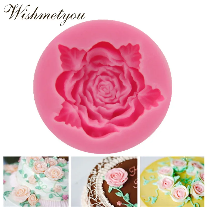 WISHMETYOU 1 шт. Цветы Роза Гвоздика Пион цветок декоративные инструменты силиконовая