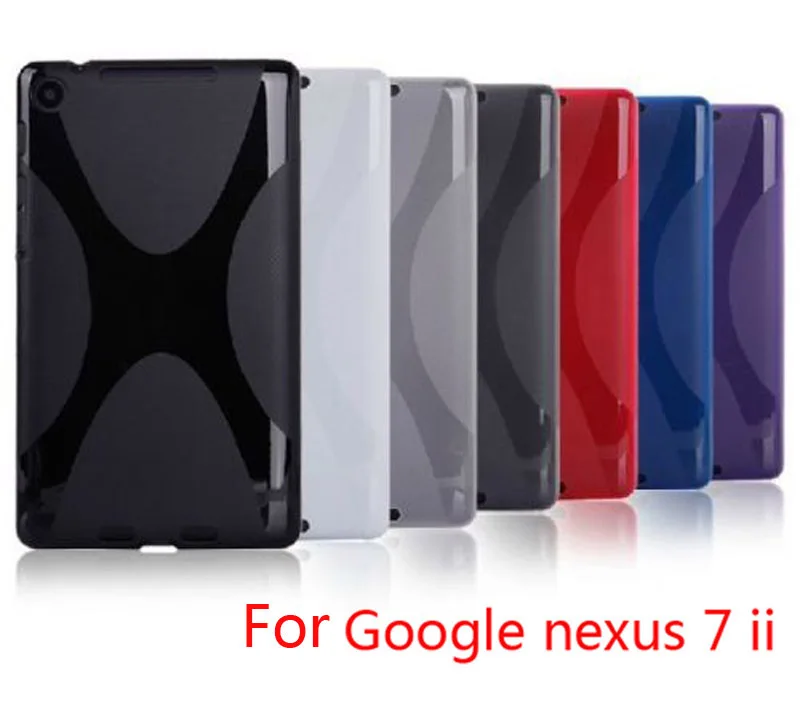 Высокое качество X Line TPU чехол силиконовый мягкий гелевый Чехол для Google Nexus 7 II 2 2013 2-го поколения