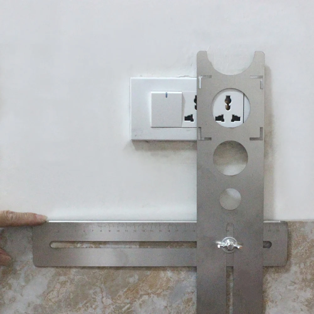 Многофункциональный локатор отверстий для плитки перфоратор универсальная