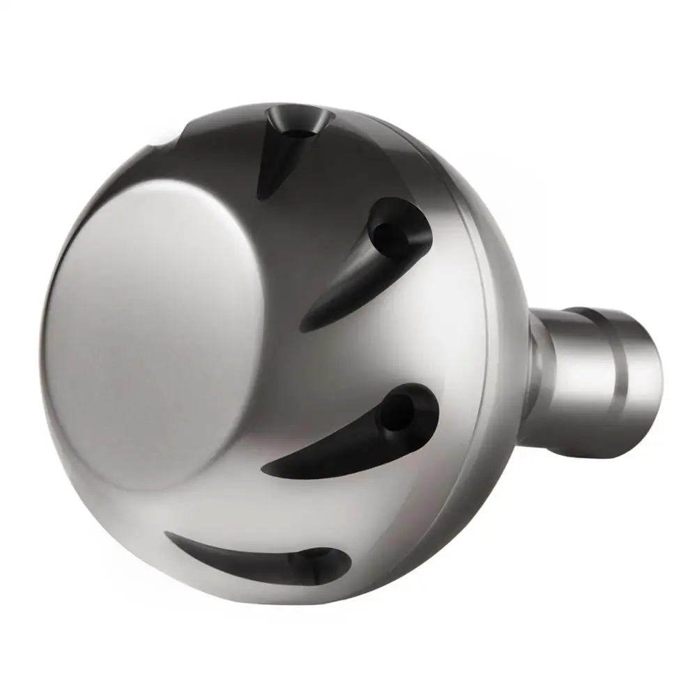 Pewter Piscifun 41 мм катушка ручка для Shimano B Stella Biomaster зарегься Twin Мощность SW Мощность ручка - Цвет: Pewter