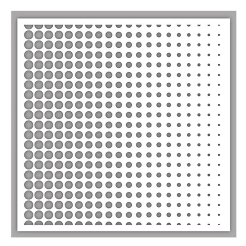 Spots Background Plastic Stencil for Scrapbooking Decorative Embossing DIY Cards Crafts Templates Drawing 6x6 inch New