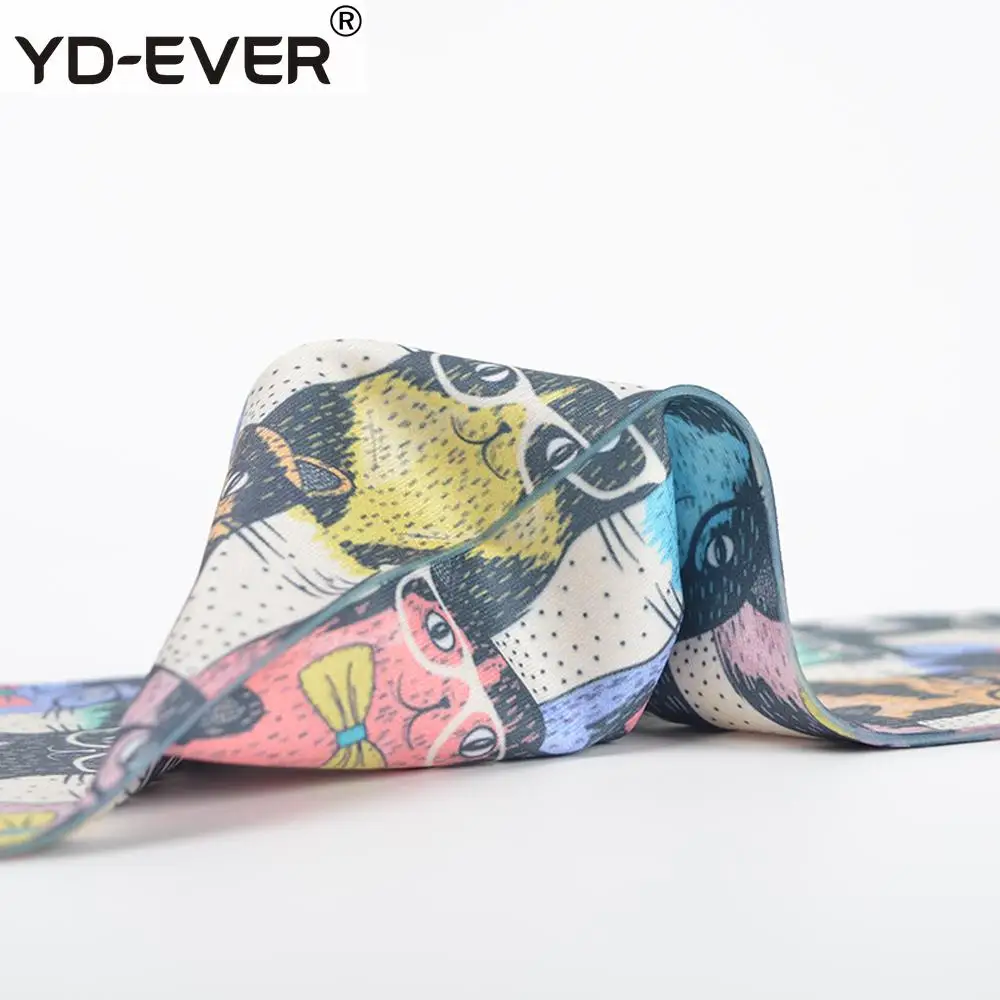 Женские колготки очки кошка для осени и весны тонкие с рисунком кота в стиле