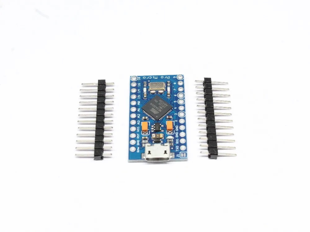 Сменный ATmega32U4 Pro Micro 5 в 16 МГц для Arduino Mini с 2 рядным контактным разъемом Leonardo Usb