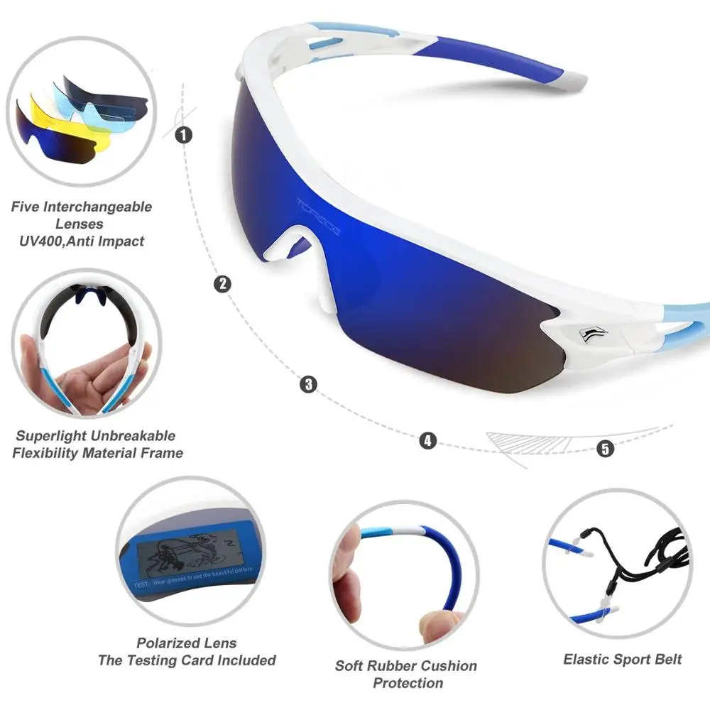 Солнцезащитные очки поляризационные для мужчин и женщин спорта на открытом