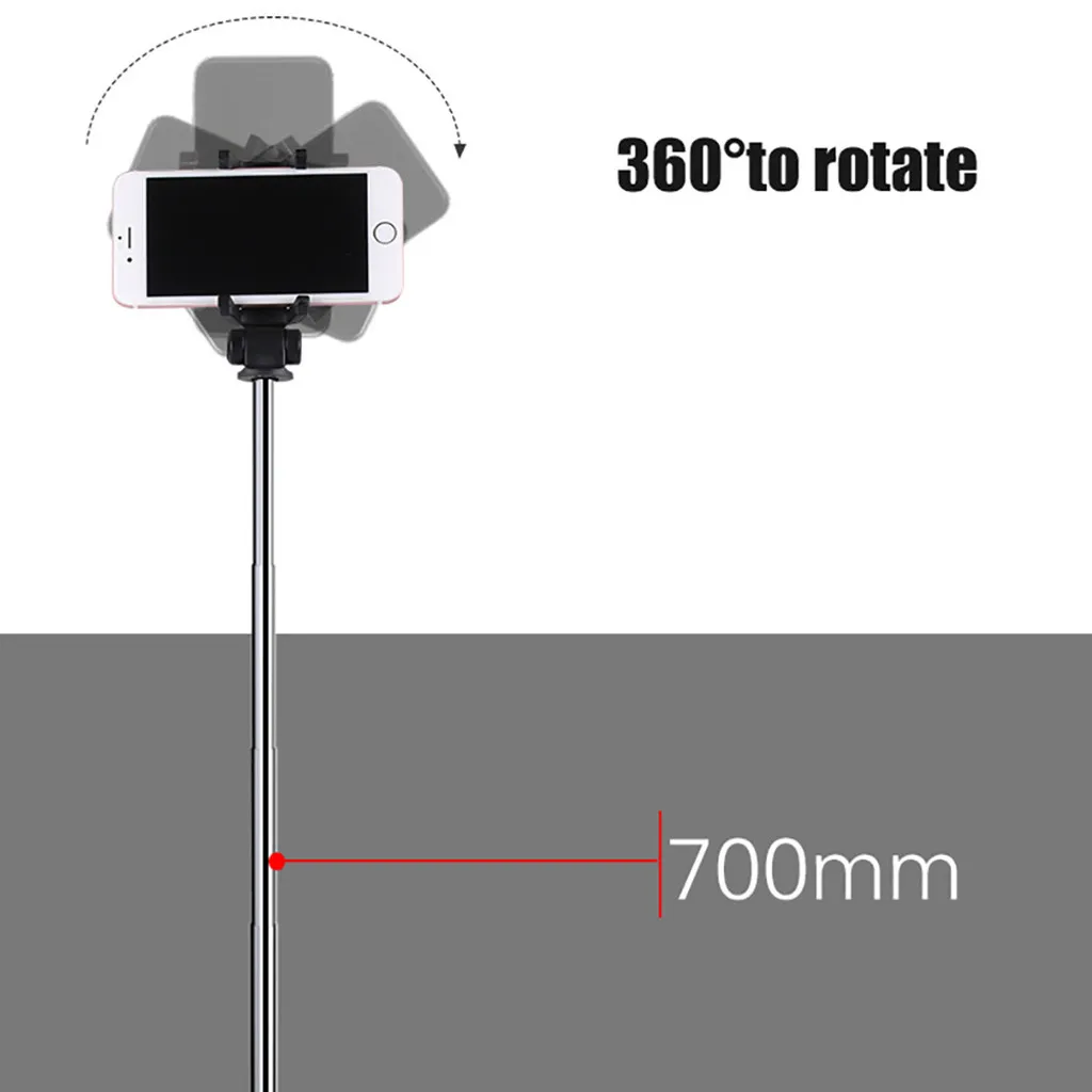 Беспроводная Bluetooth палка для селфи с затвором дистанционного выдвижной
