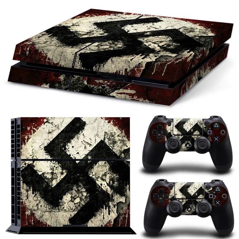Biohazard наклейка с зонтиком Обложка обертывание протектор кожи для sony Playstation 4 консоли и 2 шт. контроллер кожи наклейка для PS4