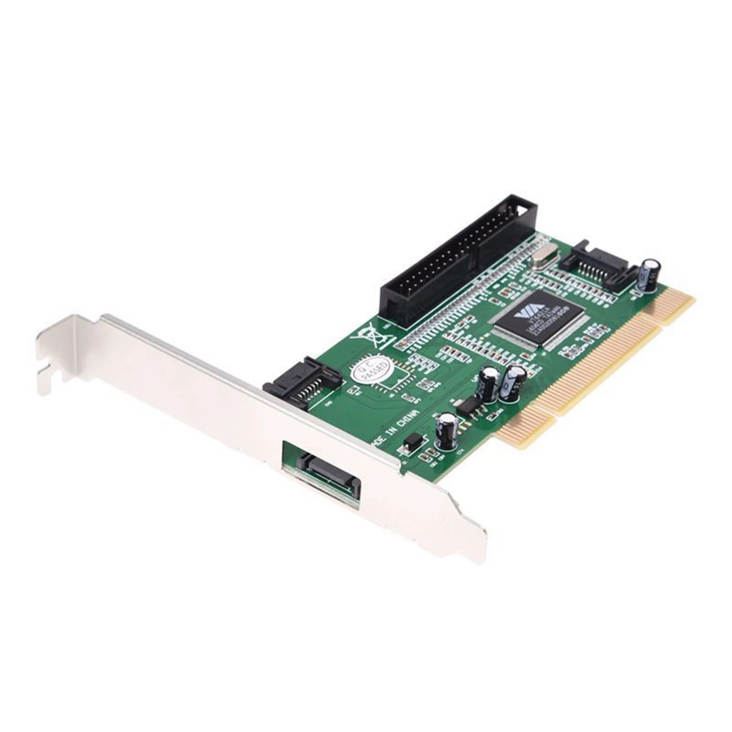 4 порта Sata Pci плата расширения и Ide через чипсет VT6421a O9N8
