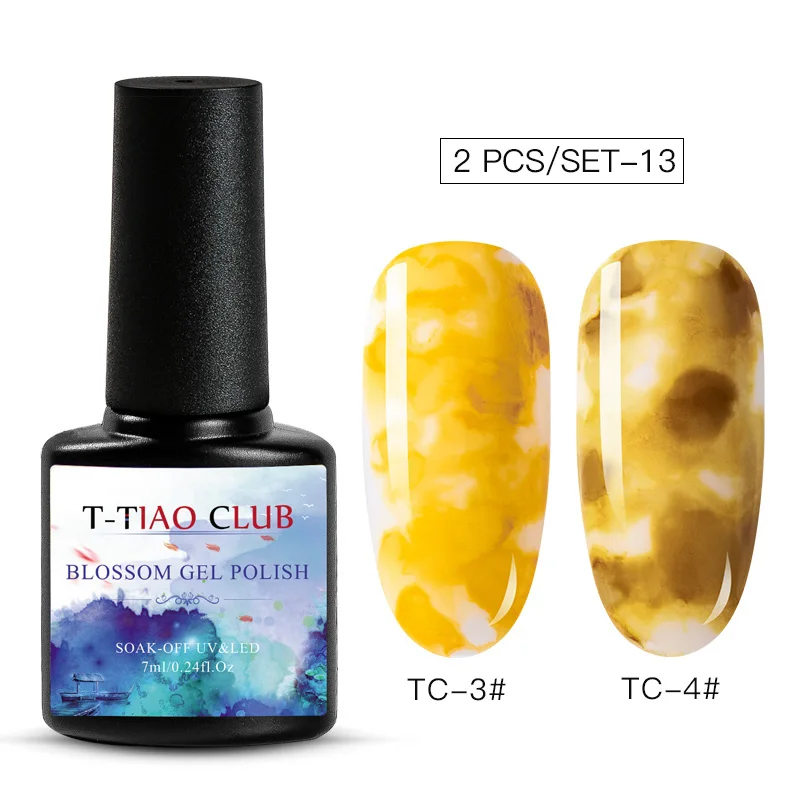 MZH04512 T-TIAO CLUB floming лак для ногтей 7 мл градиентные акварельные чернила красная фиолетовая для украшения ногтей лак для маникюра DIY Дизайн украшения - Цвет: MZH04512
