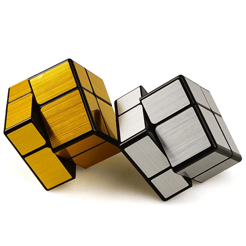 Зеркальный куб 2x2 кубики Qiyi 2x2x2 зеркальные блоки магический головоломка