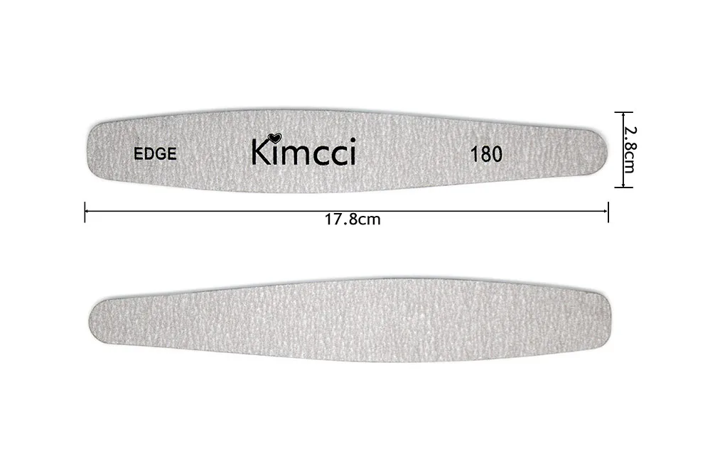 Kimcci 1 шт. Высококачественная Профессиональная пилочка для ногтей маникюрные инструменты двухсторонняя наждачная бумага тонкая буферная Полировка Ногтей салонные принадлежности