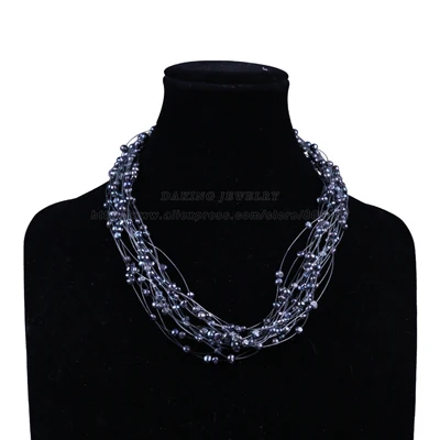 Black Отличная Одежда Аксессуары Multi Layer нейлоновый шнур Рыбная ловля ручной изготовления ювелирных изделий - Окраска металла: Black