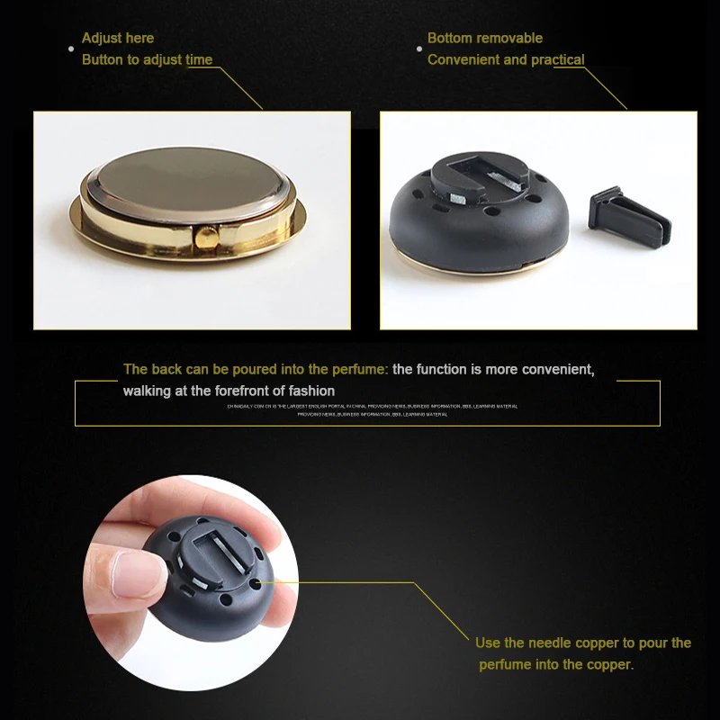 Автомобильные часы украшения ювелирное изделие парфюмерная бутылка