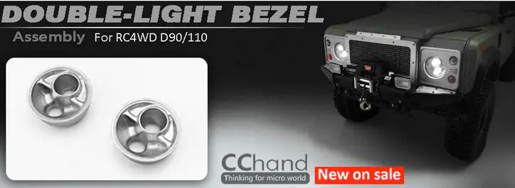 CChand Light Led Bezel Bucket(2) для 1/10 RC RC4WD LAND ROVER DEFENDER D90 D110 G2 Gelande II автомобиль игрушка | Игрушки