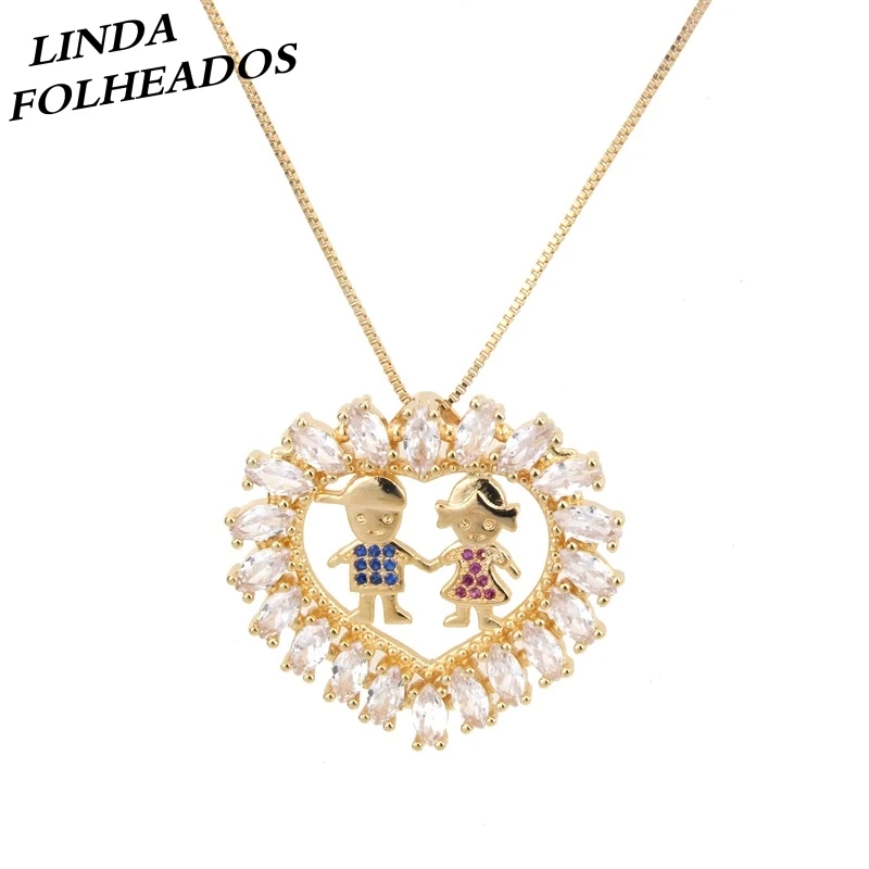 Горячая распродажа Новое поступление Золотая медь AAA кубический циркон милый