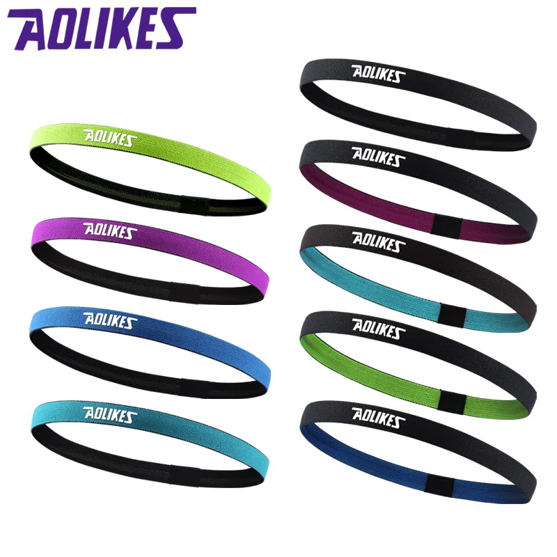 AOLIKES нейлоновые эластичные повязки на голову нескользящие для мужчин и женщин