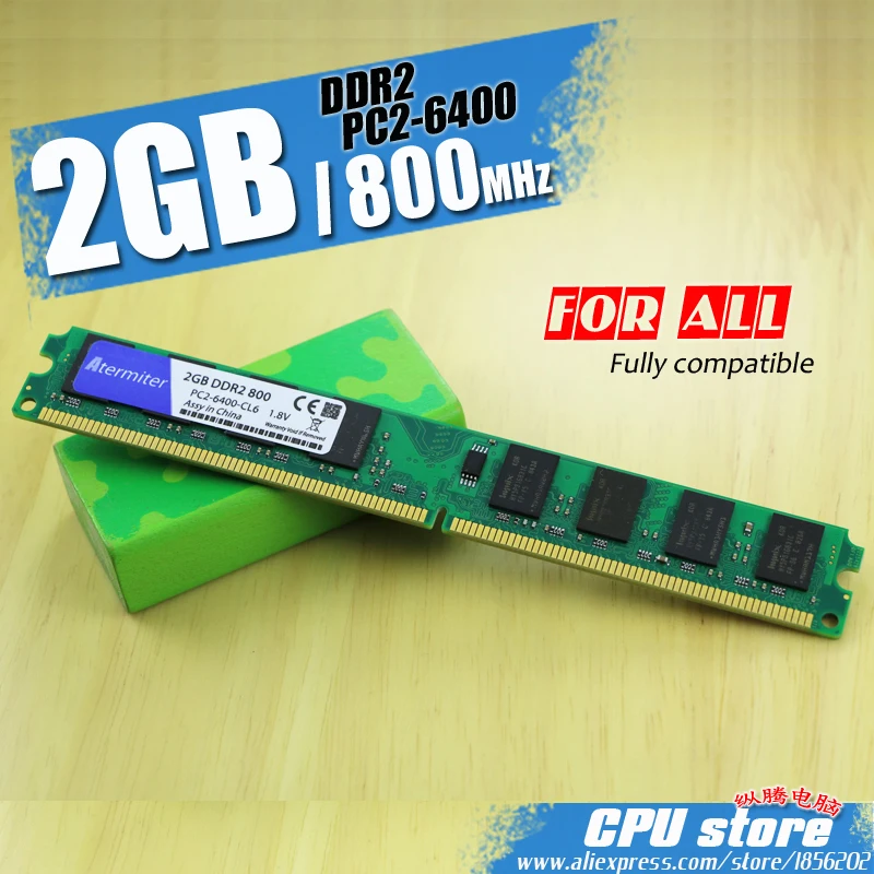 Модуль ОЗУ DDR2 для настольных ПК 2 ГБ 4 PC2 6400 5300 4200 800 МГц 667 533 память DIMM совместимых