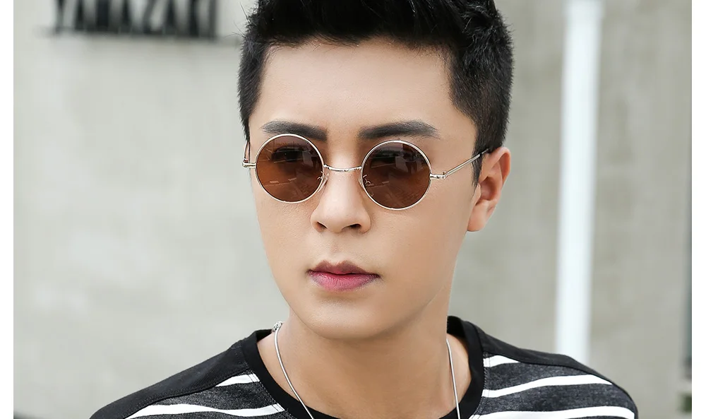 Новинка, горячая Распродажа, Ретро стиль, поляризованные солнцезащитные очки, мужские, Круглые, из серебряного сплава, темно-зеленые, из смолы, мужские, женские, классические, женские очки