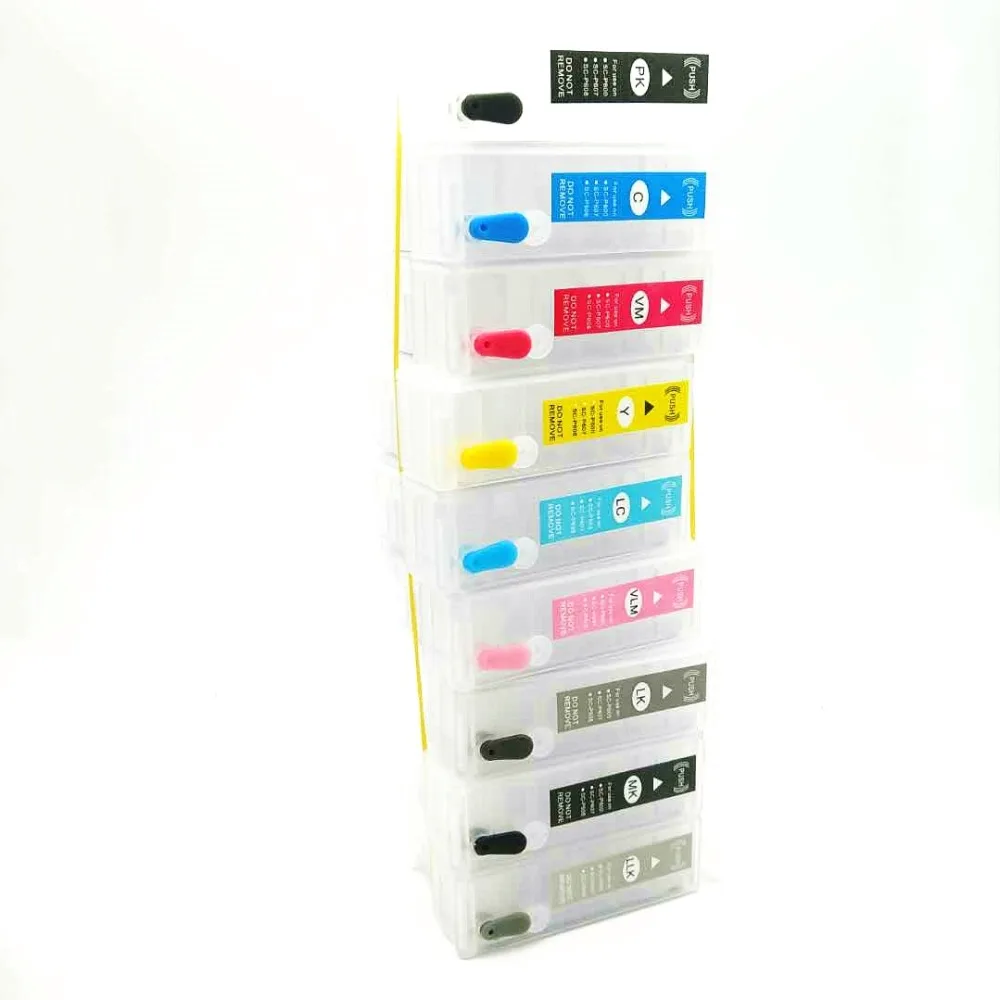 Многоразовые чернильные картриджи einkstore для принтера Epson P600 surecolor Surecolor SC с чипами
