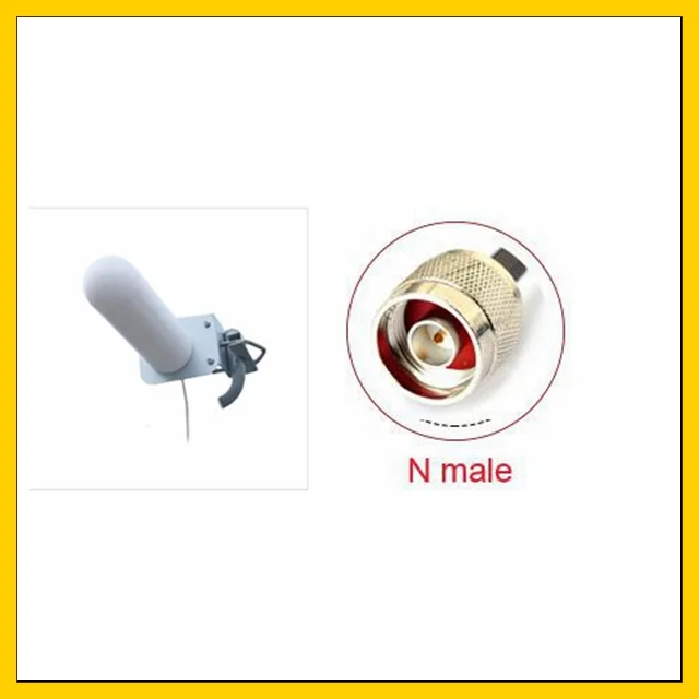 N male 5M cable 4G антенна mimo наружный N Мужской Разъем 18dbi LTE Антенна направленная MIMO внешняя антенна для беспроводного маршрутизатора - Цвет: N male 5M cable