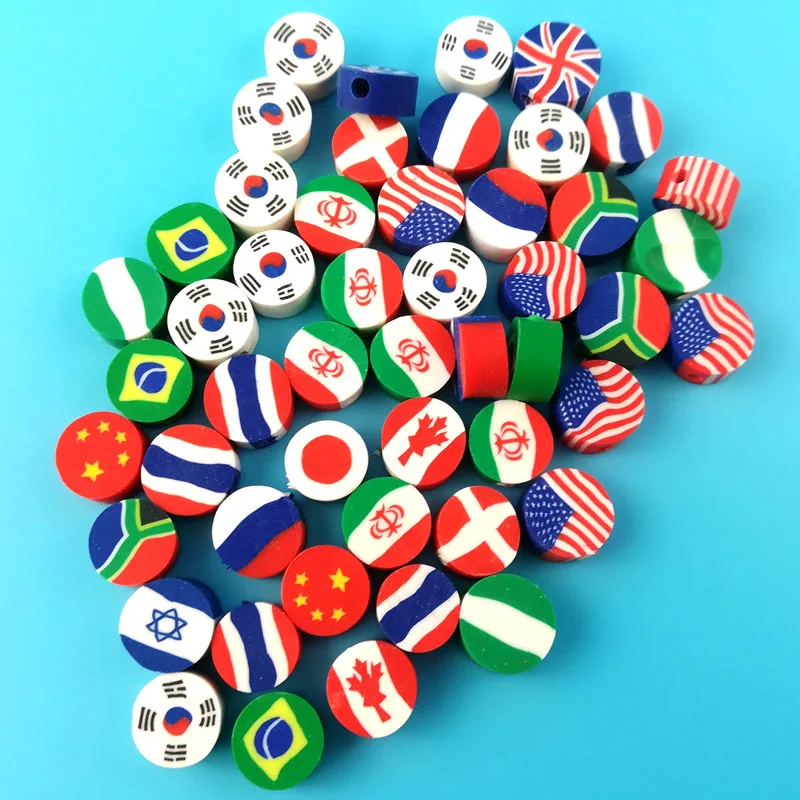 Флаги Fimo 50 шт./лот бусины из полимерной глины в виде фруктов разделитель Ice Crea