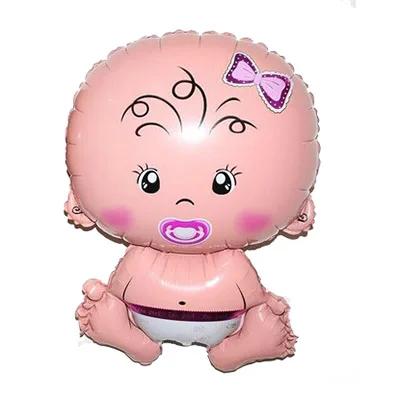 Ynaayu 5 шт. Детские большого размера сто дней плоских шаров 68x45 см Baby Shwer фольги